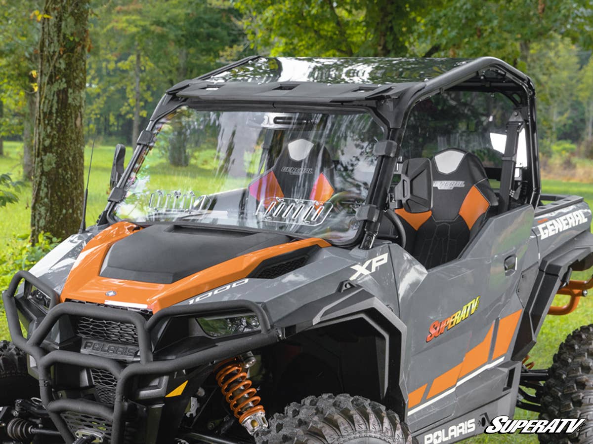 SuperATV Polaris General Scratch Resistant Vented Full Windshield