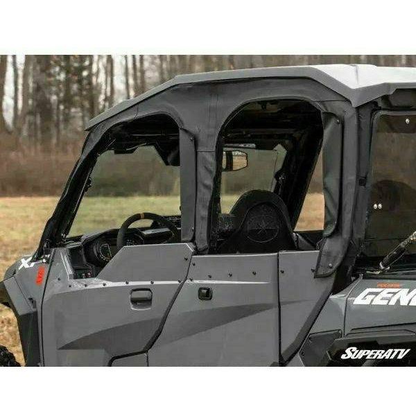 Photo of Polaris General XP 4 1000 Primal Soft Cab Enclosure Upper Doors by SuperATV - Premium Doors for UTVs / Side by Sides
