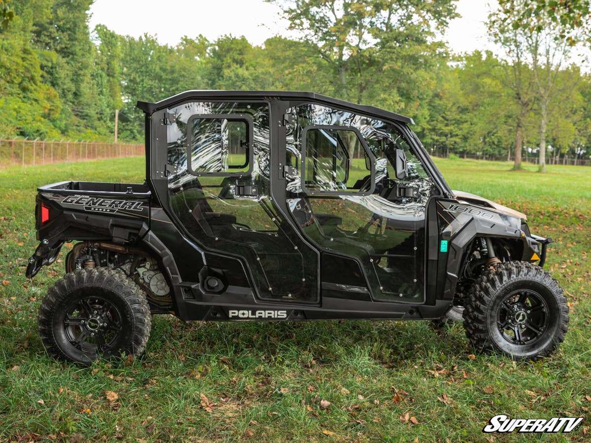 SuperATV Polaris General XP Scratch Resistant Full Cab Doors