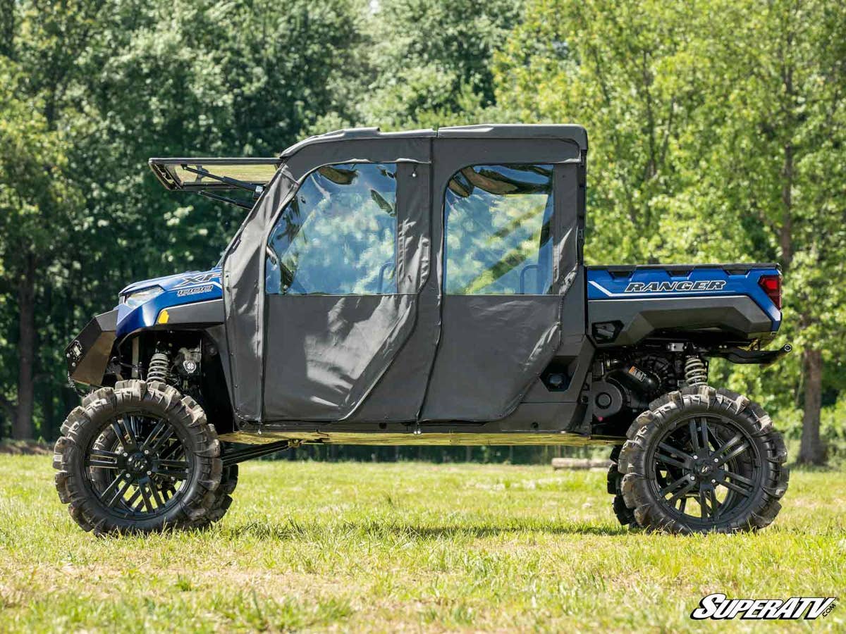 SuperATV Polaris Ranger 1000 Crew Soft Cab Enclosure Doors