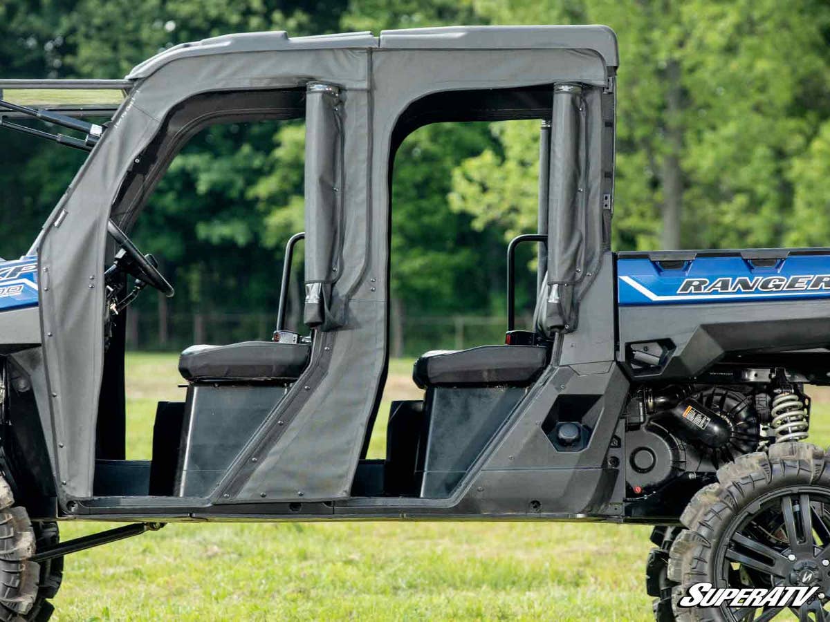 SuperATV Polaris Ranger 1000 Crew Soft Cab Enclosure Doors