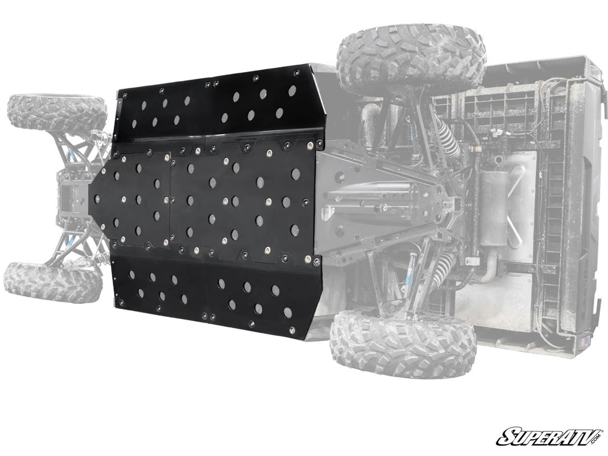 SuperATV Polaris Ranger Midsize 570 Crew Full Skid Plate