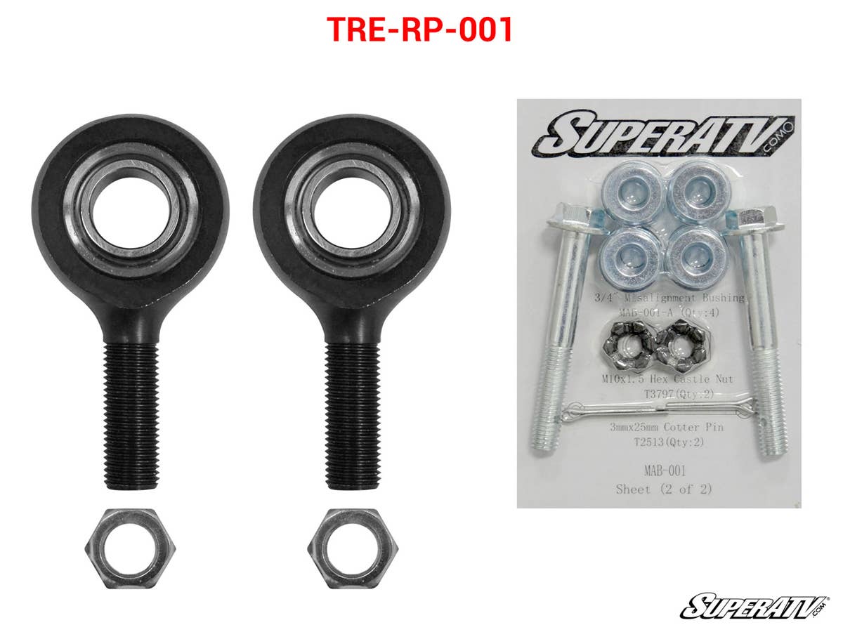 SuperATV Polaris Ranger Midsize Heavy-Duty Tie Rod End Replacement Kit