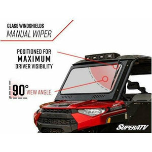 Polaris Ranger XP 1000 Glass Windshield