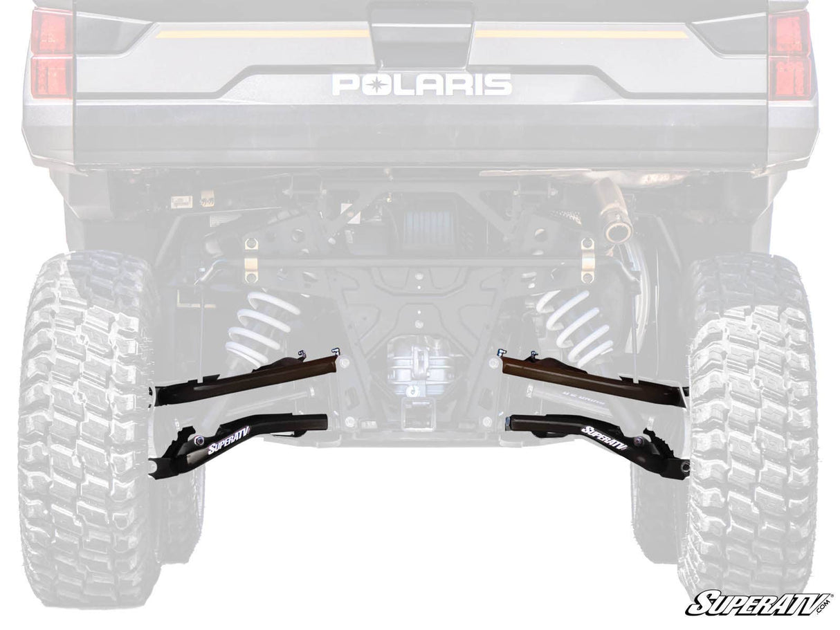 SuperATV Polaris Ranger XP 1000 High Clearance Rear Offset A-Arms