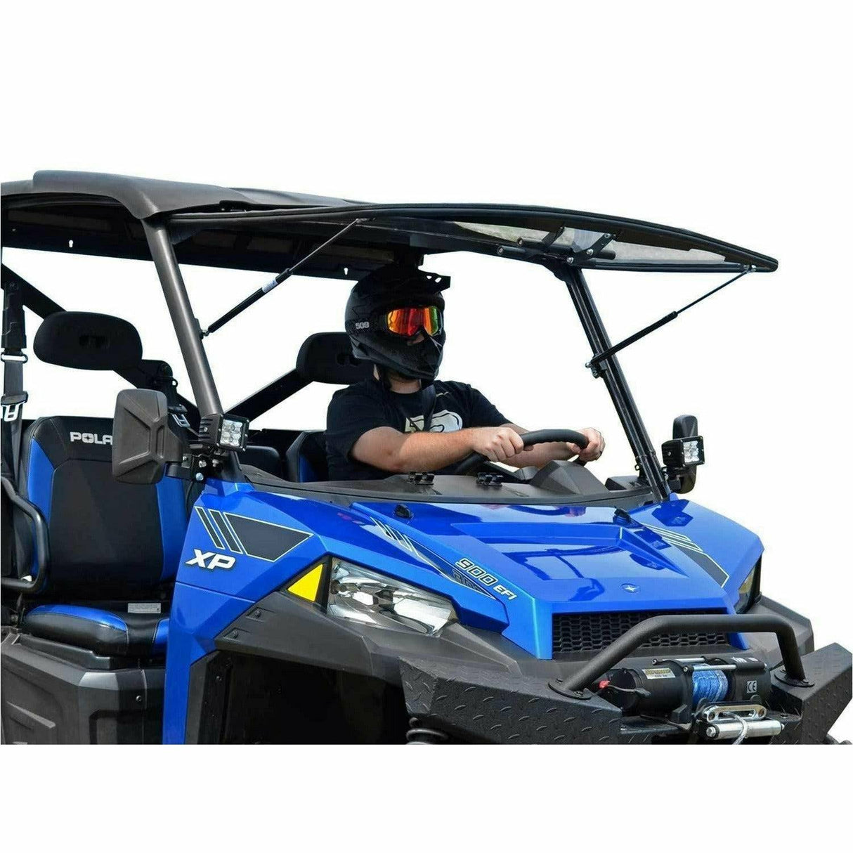 Polaris Ranger XP 1000 Scratch Resistant Flip Windshield