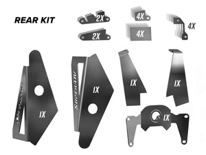 SuperATV Polaris Ranger XP 1000 Weld-In Gusset Kit