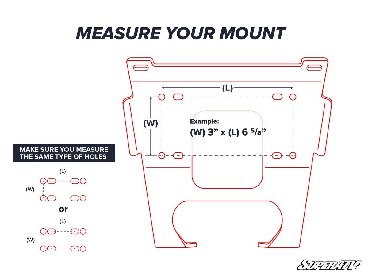 SuperATV Polaris Ranger XP 1000 Winch Mounting Plate