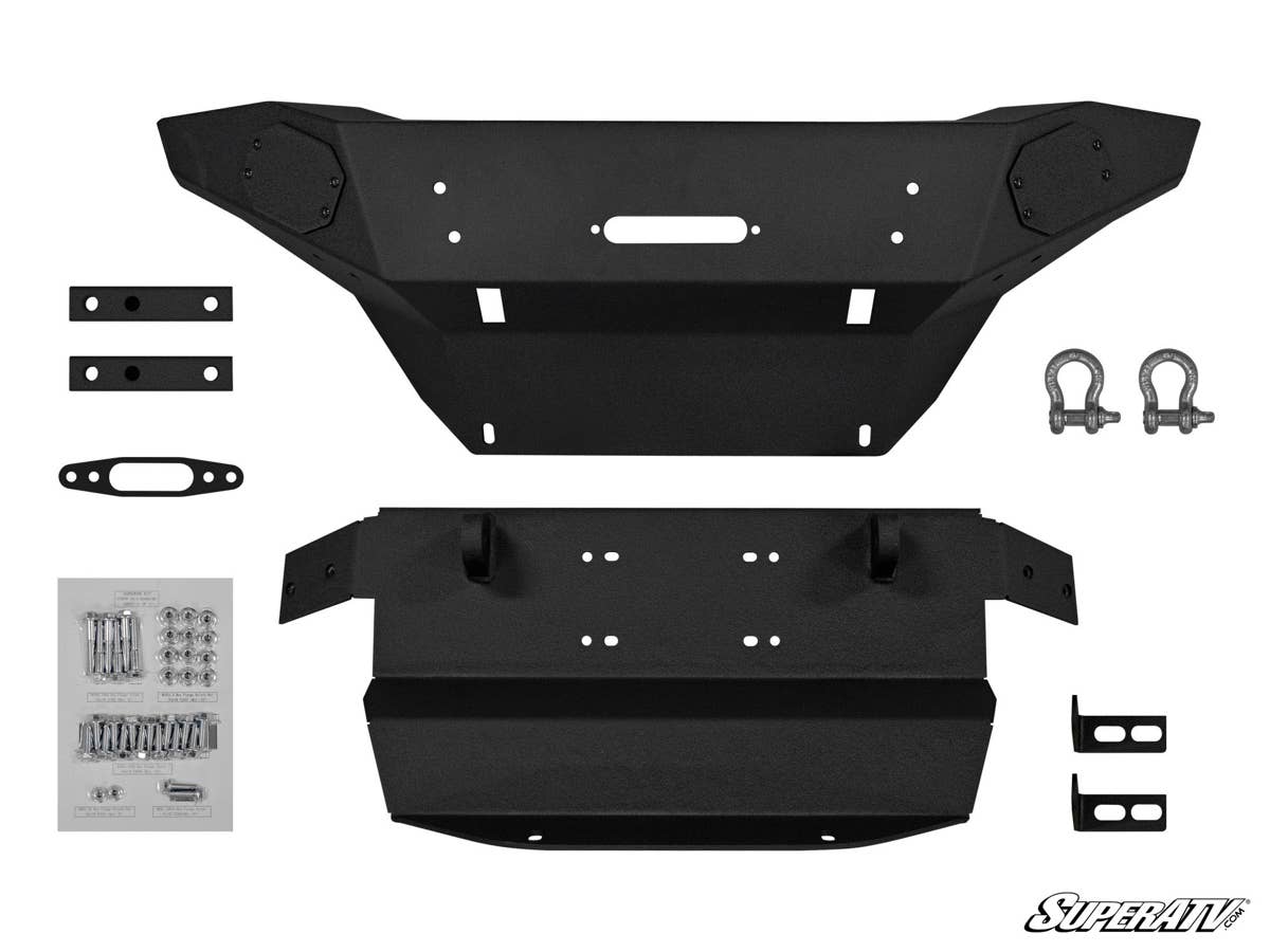 SuperATV Polaris Ranger XP 1000 Winch Ready Front Bumper