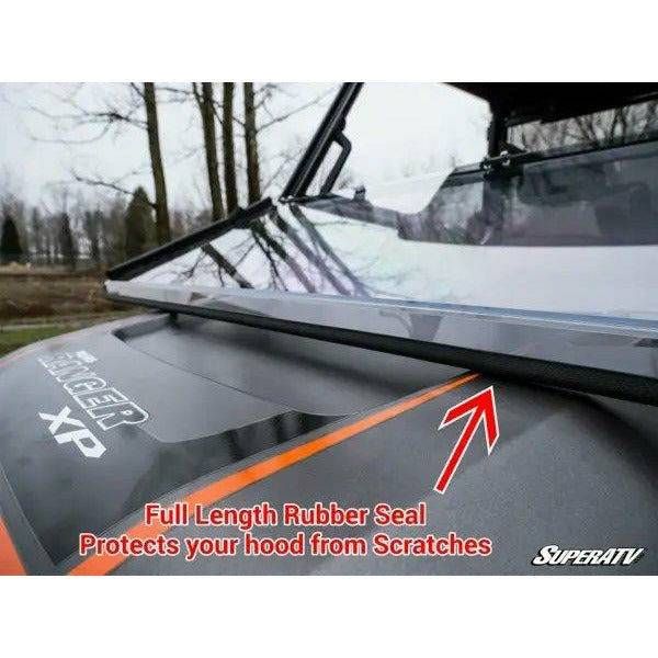Photo of Polaris Ranger XP 570 Scratch Resistant Flip Down Windshield by SuperATV - Premium Windshields for UTVs / Side by Sides