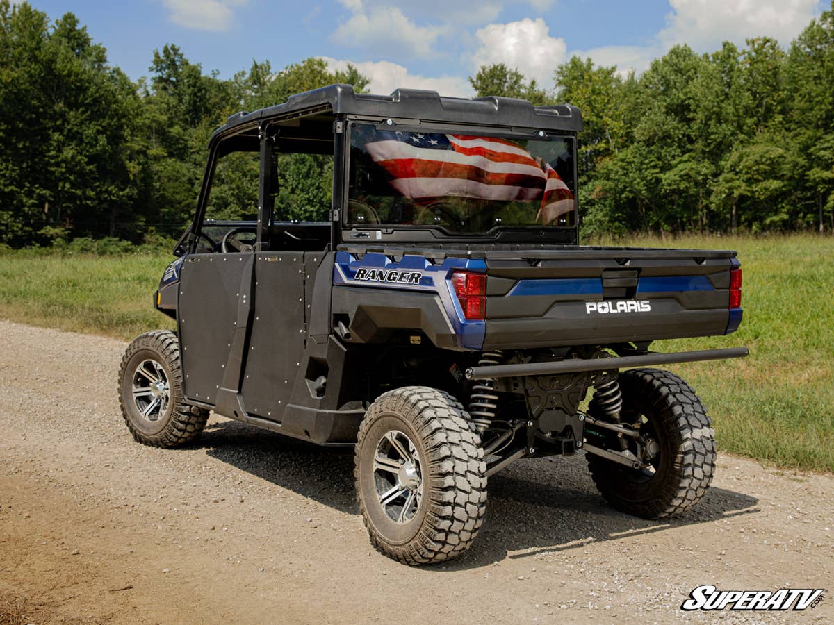 SuperATV Polaris Ranger XP 570/XP 900/XP 1000 Scratch Resistant Rear Windshield