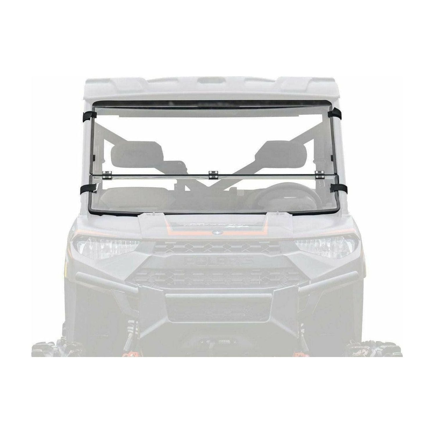 Photo of Polaris Ranger XP 900 Scratch Resistant Flip Down Windshield by SuperATV - Premium Windshields for UTVs / Side by Sides
