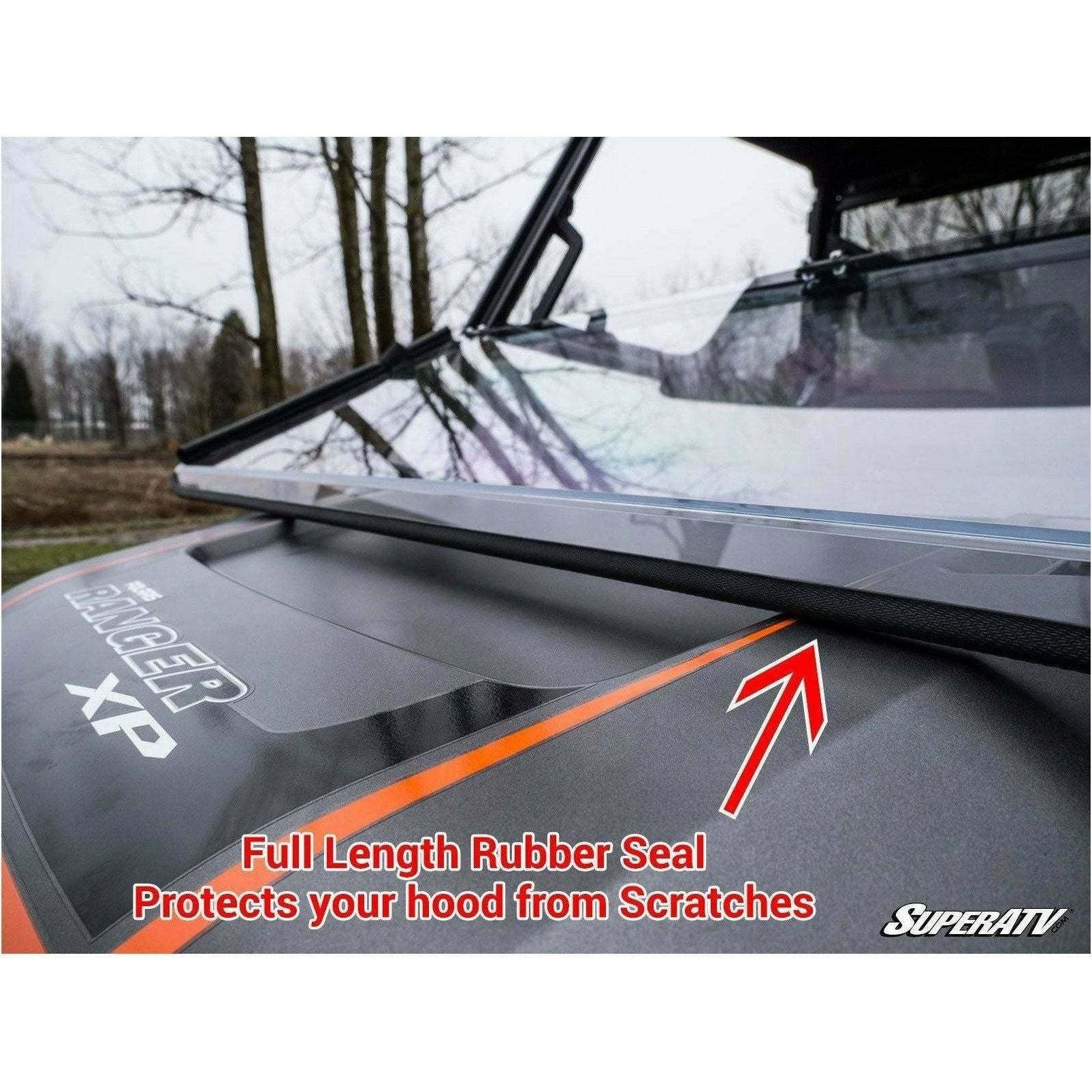 Photo of Polaris Ranger XP 900 Scratch Resistant Flip Down Windshield by SuperATV - Premium Windshields for UTVs / Side by Sides