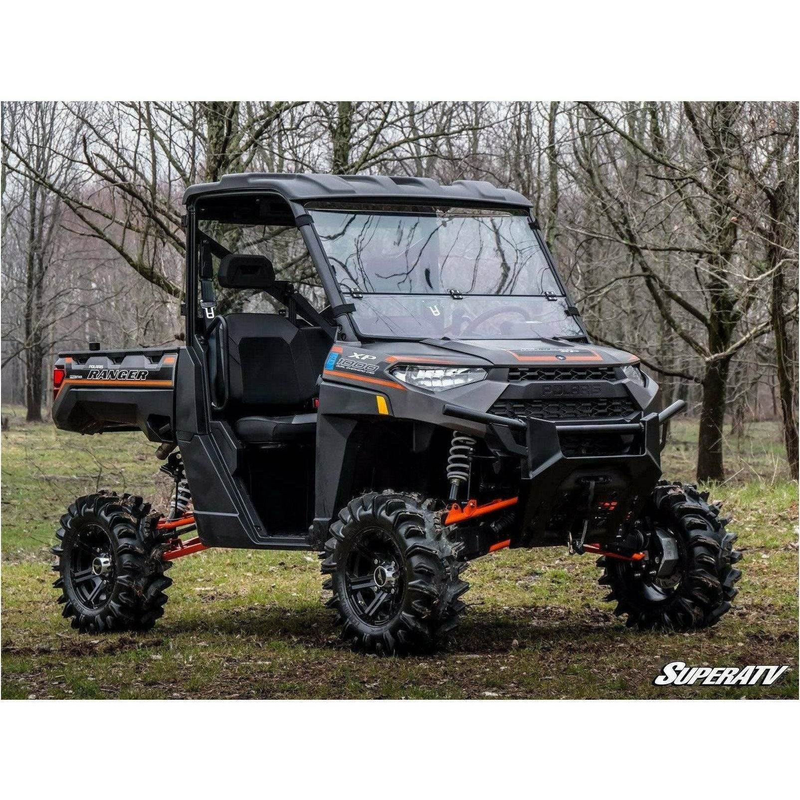 Photo of Polaris Ranger XP 900 Scratch Resistant Flip Down Windshield by SuperATV - Premium Windshields for UTVs / Side by Sides