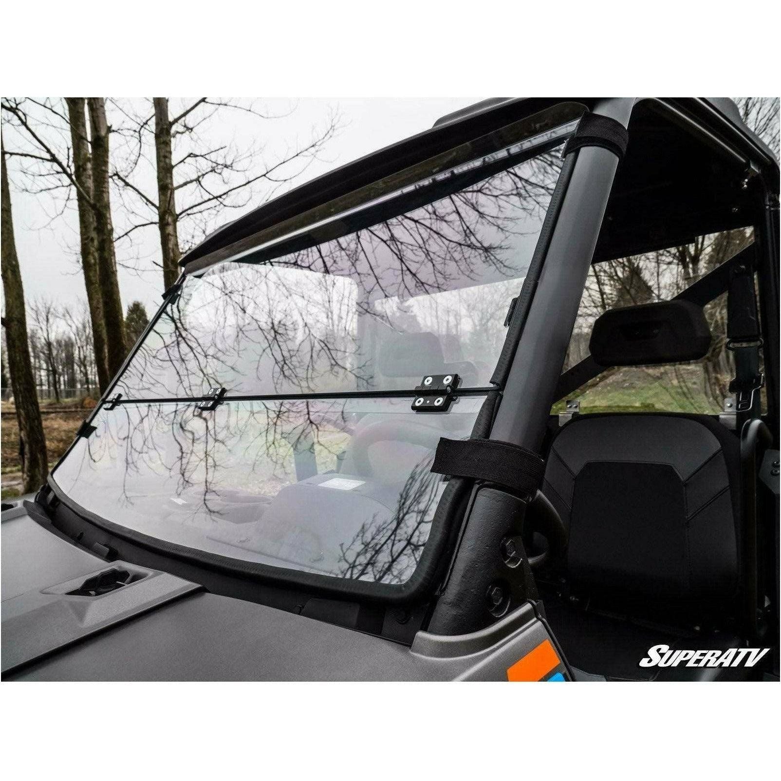 Photo of Polaris Ranger XP 900 Scratch Resistant Flip Down Windshield by SuperATV - Premium Windshields for UTVs / Side by Sides