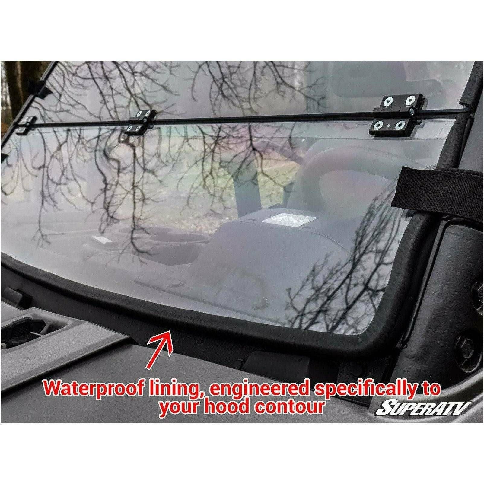 Photo of Polaris Ranger XP 900 Scratch Resistant Flip Down Windshield by SuperATV - Premium Windshields for UTVs / Side by Sides