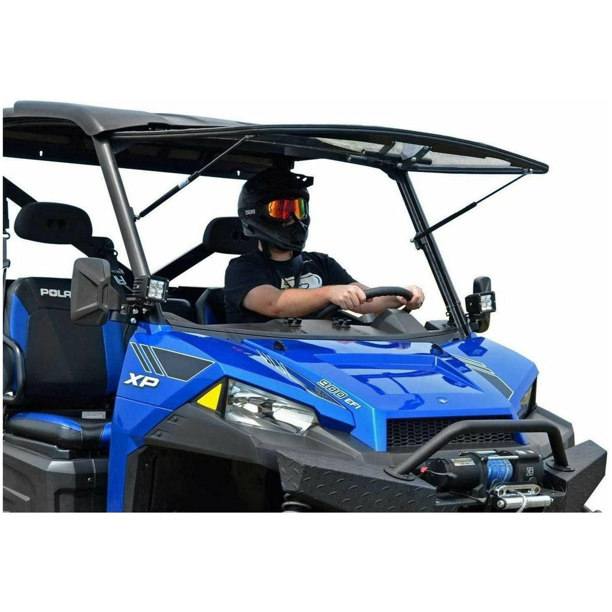 Polaris Ranger XP 900 Scratch Resistant Flip Windshield