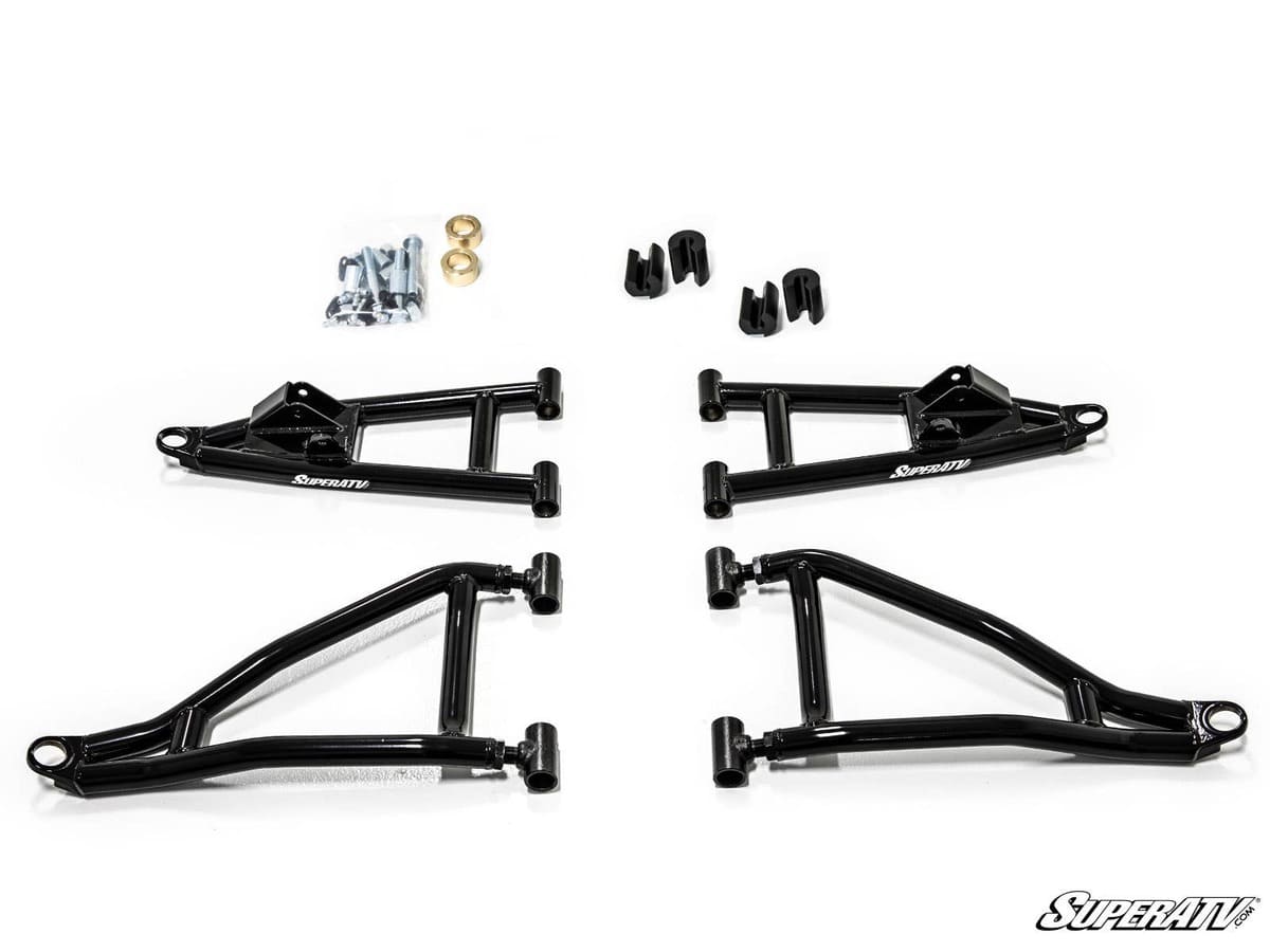 SuperATV Polaris Ranger XP Kinetic High Clearance 2” Offset Forward A-Arms