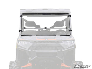 SuperATV Polaris Ranger XP Kinetic Scratch Resistant Flip Down Windshield