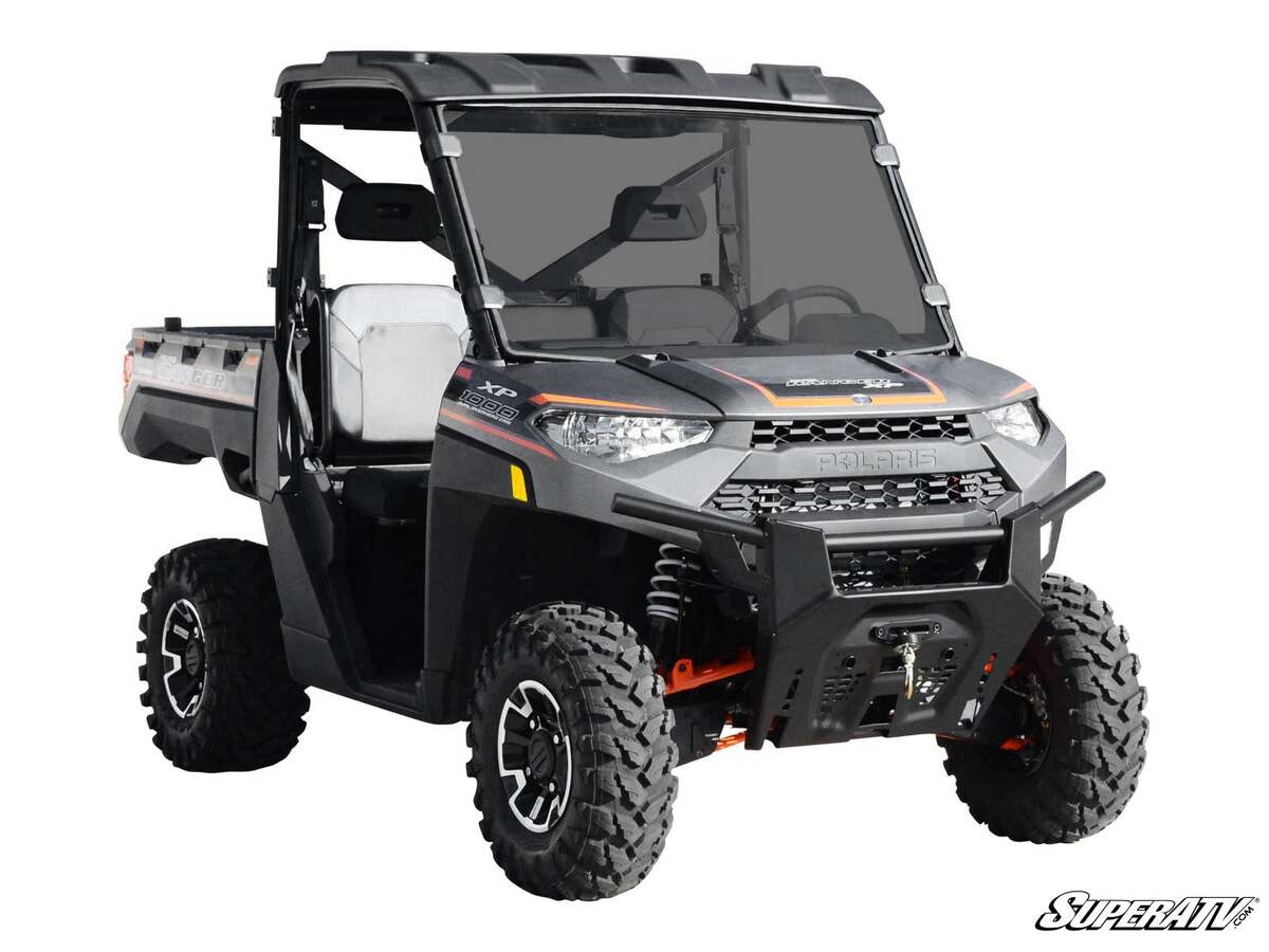 SuperATV Polaris Ranger XP Kinetic Scratch-Resistant Full Windshield