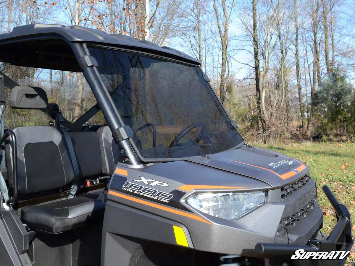 SuperATV Polaris Ranger XP Kinetic Scratch-Resistant Full Windshield