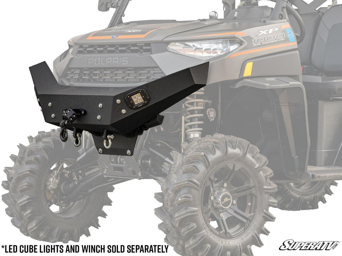 SuperATV Polaris Ranger XP Kinetic Winch-Ready Front Bumper