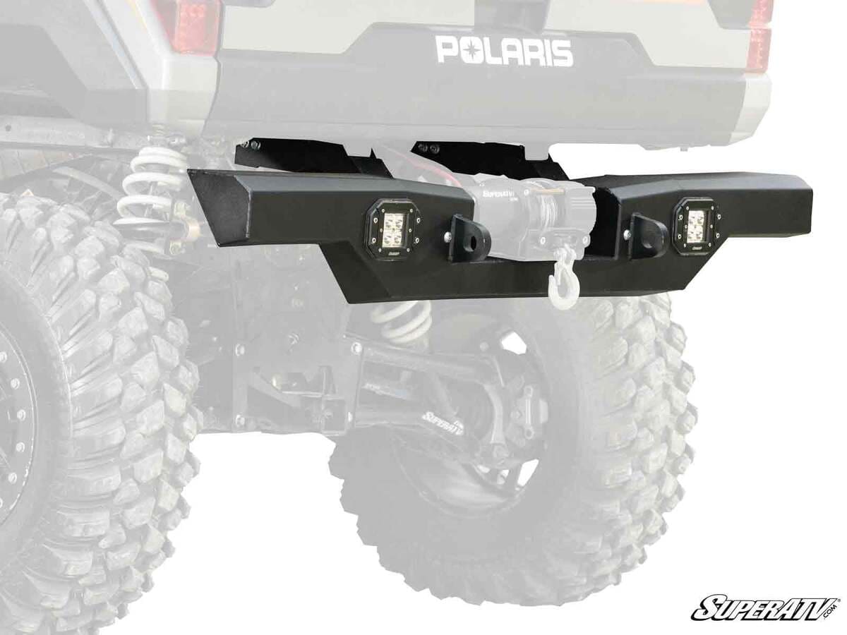 SuperATV Polaris Ranger XP Kinetic Winch-Ready Rear Bumper