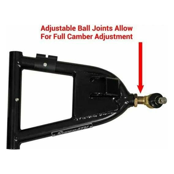Photo of Polaris RZR 800 High Clearance 1.5" Forward Offset A-Arms by SuperATV - Premium A-Arms & Control Arms for UTVs / Side by Sides