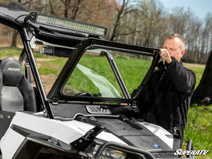 SuperATV Polaris RZR 900 Flip Down Glass Windshield