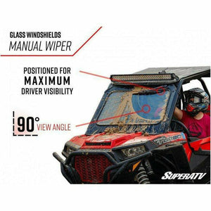 Polaris RZR 900 Glass Windshield