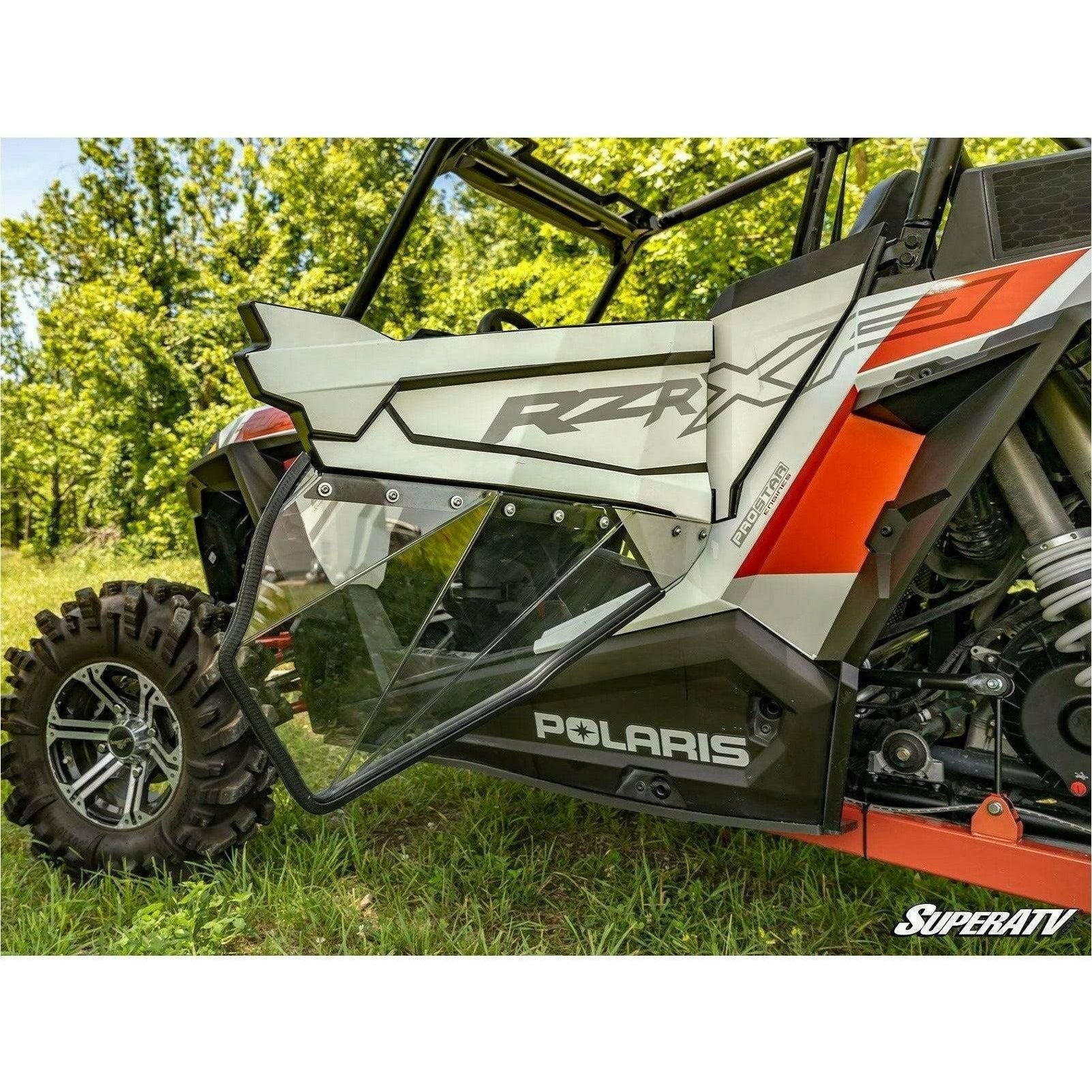 Photo of Polaris RZR S 900 Clear Lower Doors by SuperATV - Premium Doors for UTVs / Side by Sides