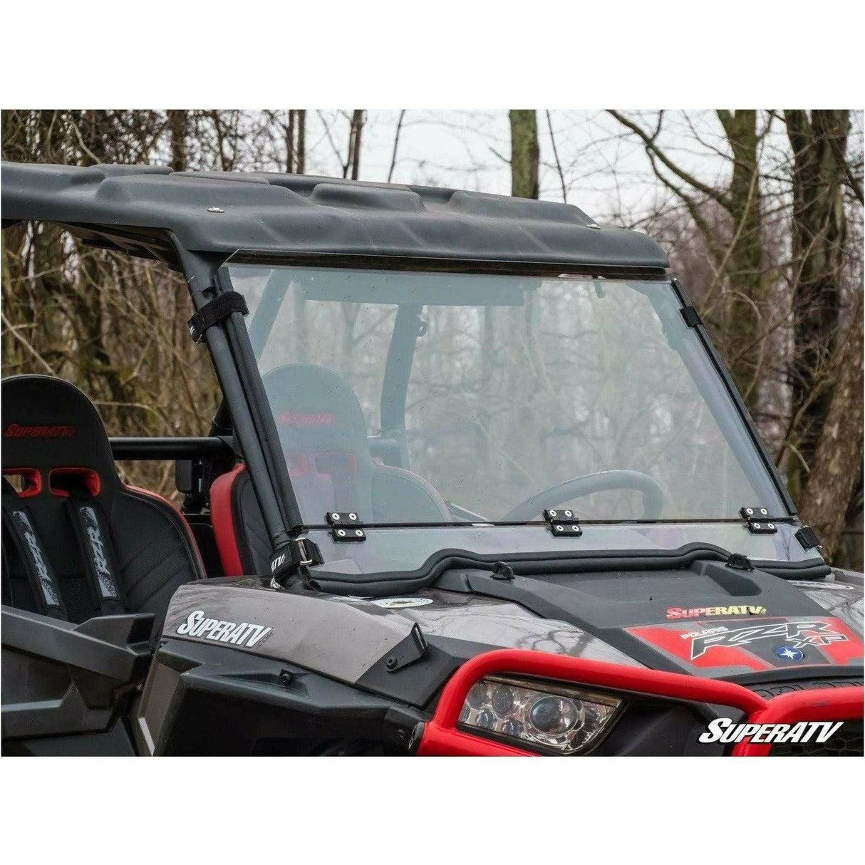 Polaris RZR 900 Scratch Resistant Flip Down Windshield