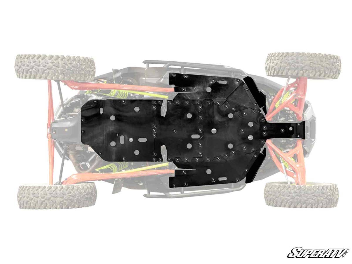 SuperATV Polaris RZR Pro R Full Skid Plate