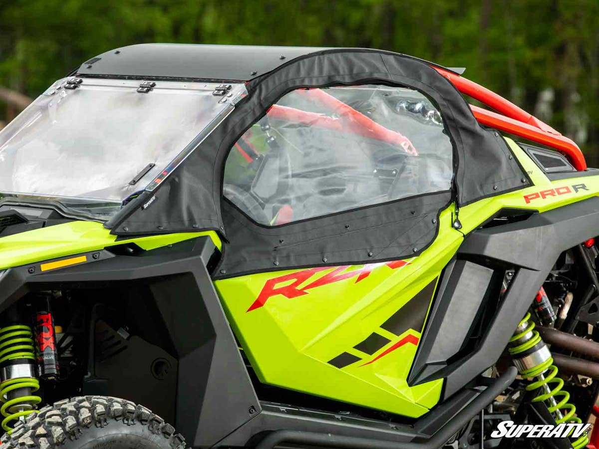 SuperATV Polaris RZR Pro R Primal Soft Cab Enclosure Upper Doors