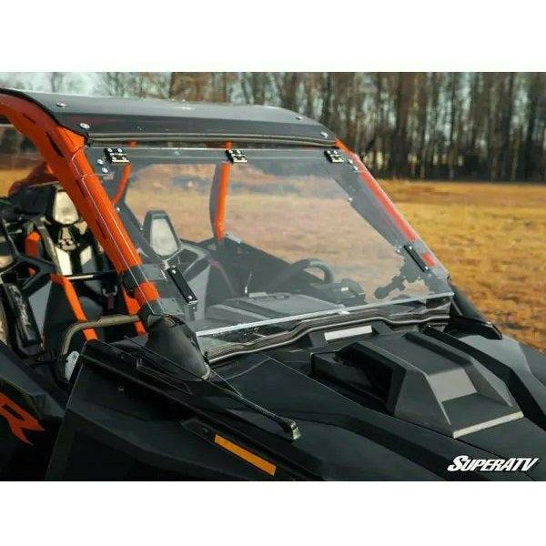 Photo of Polaris RZR Pro R Scratch Resistant Flip Windshield by SuperATV - Premium Windshields for UTVs / Side by Sides