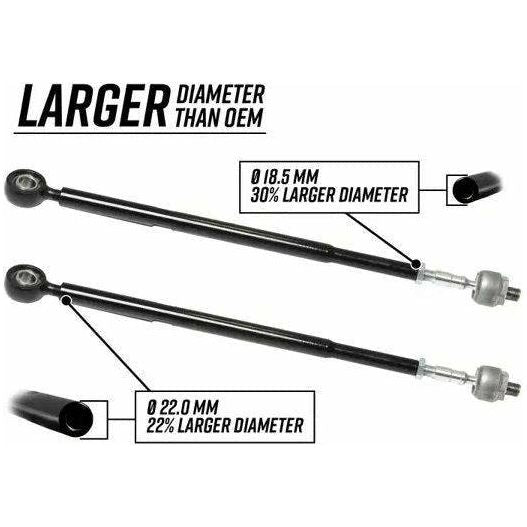 Photo of Polaris RZR Pro XP Heavy Duty Tie Rod Kit by SuperATV - Premium Tie Rods for UTVs / Side by Sides