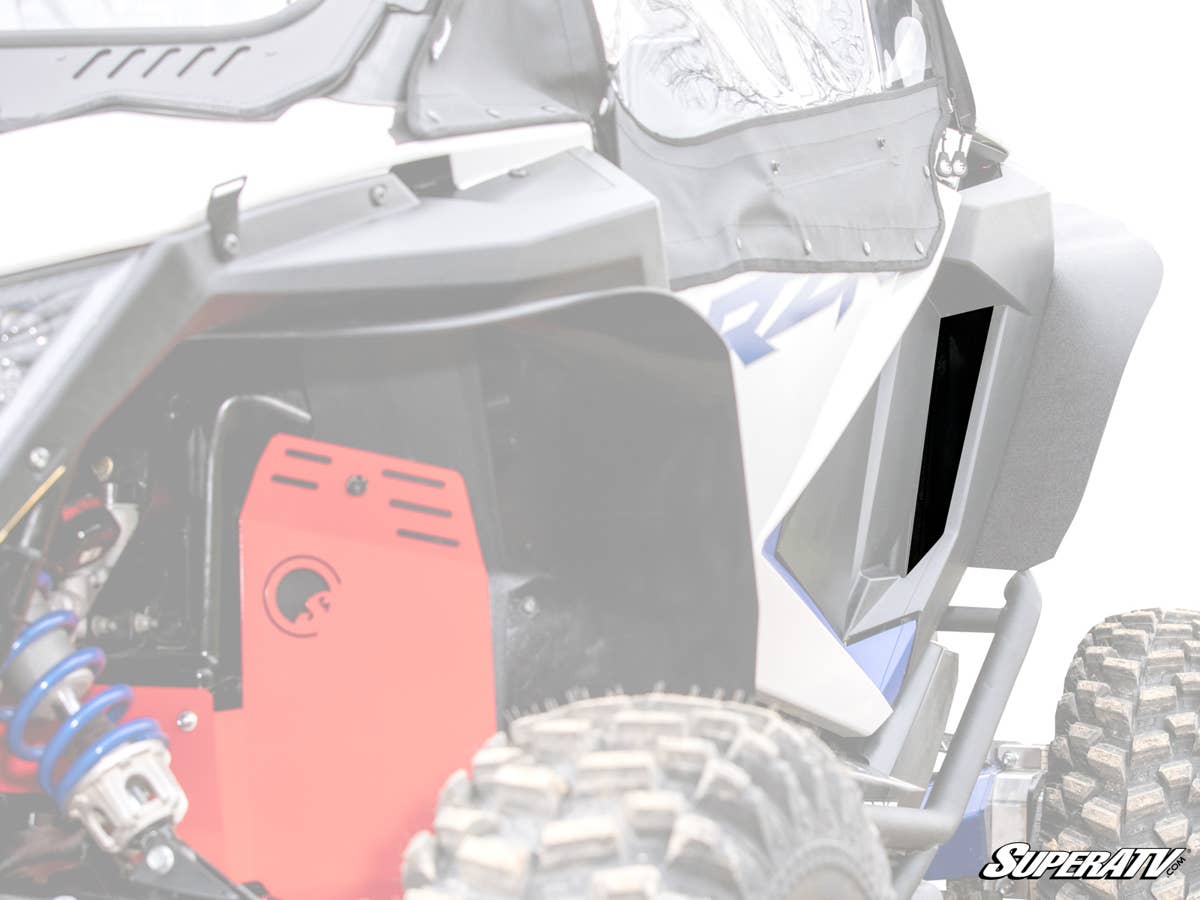 SuperATV Polaris RZR Pro XP Rear Fender Well Mud Guards