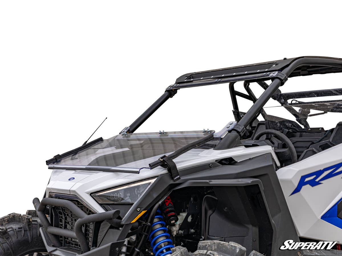 SuperATV Polaris RZR Pro XP Scratch Resistant Flip Down Windshield