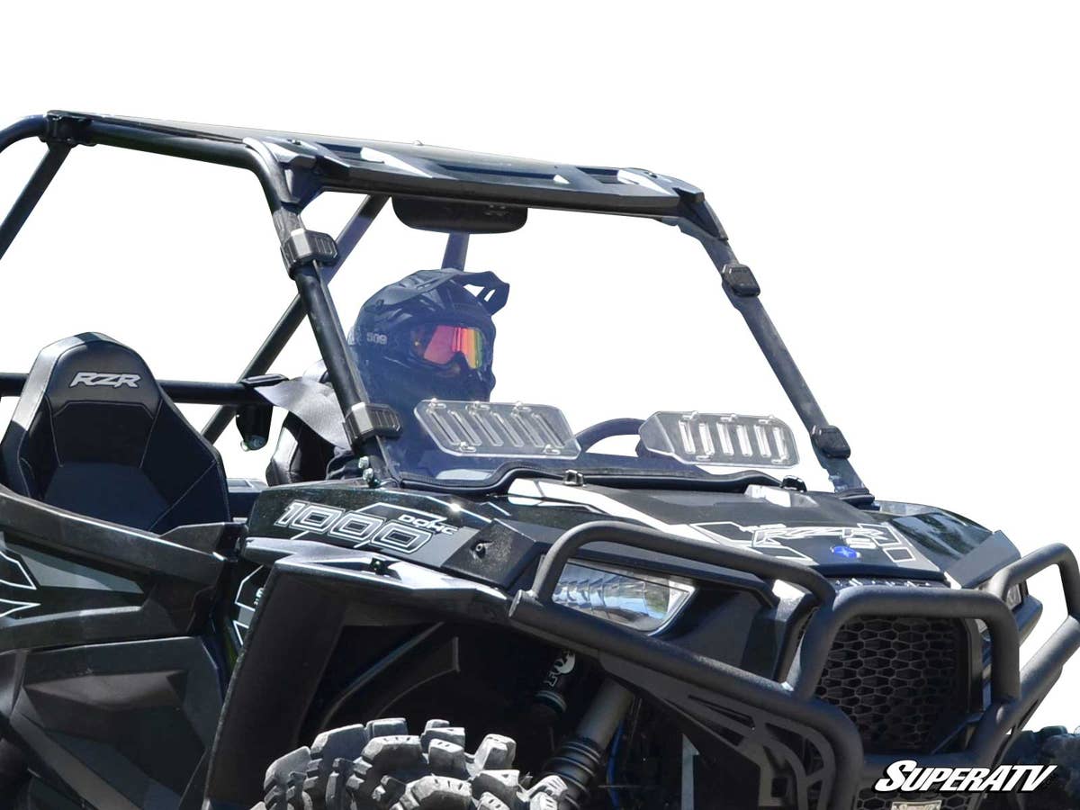 SuperATV Polaris RZR S 1000 Scratch Resistant Vented Full Windshield