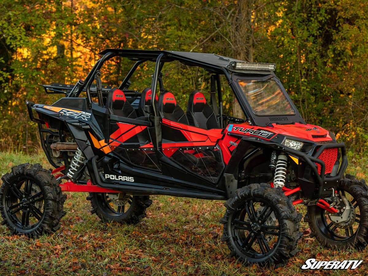 SuperATV Polaris RZR S4 1000 Clear Lower Doors