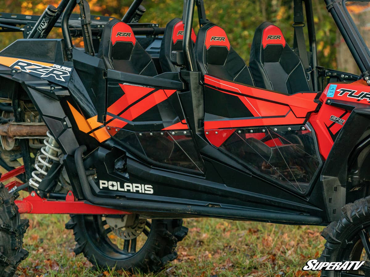 SuperATV Polaris RZR S4 1000 Clear Lower Doors