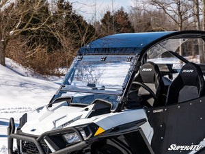 SuperATV Polaris RZR Trail 900 Scratch Resistant Flip Windshield