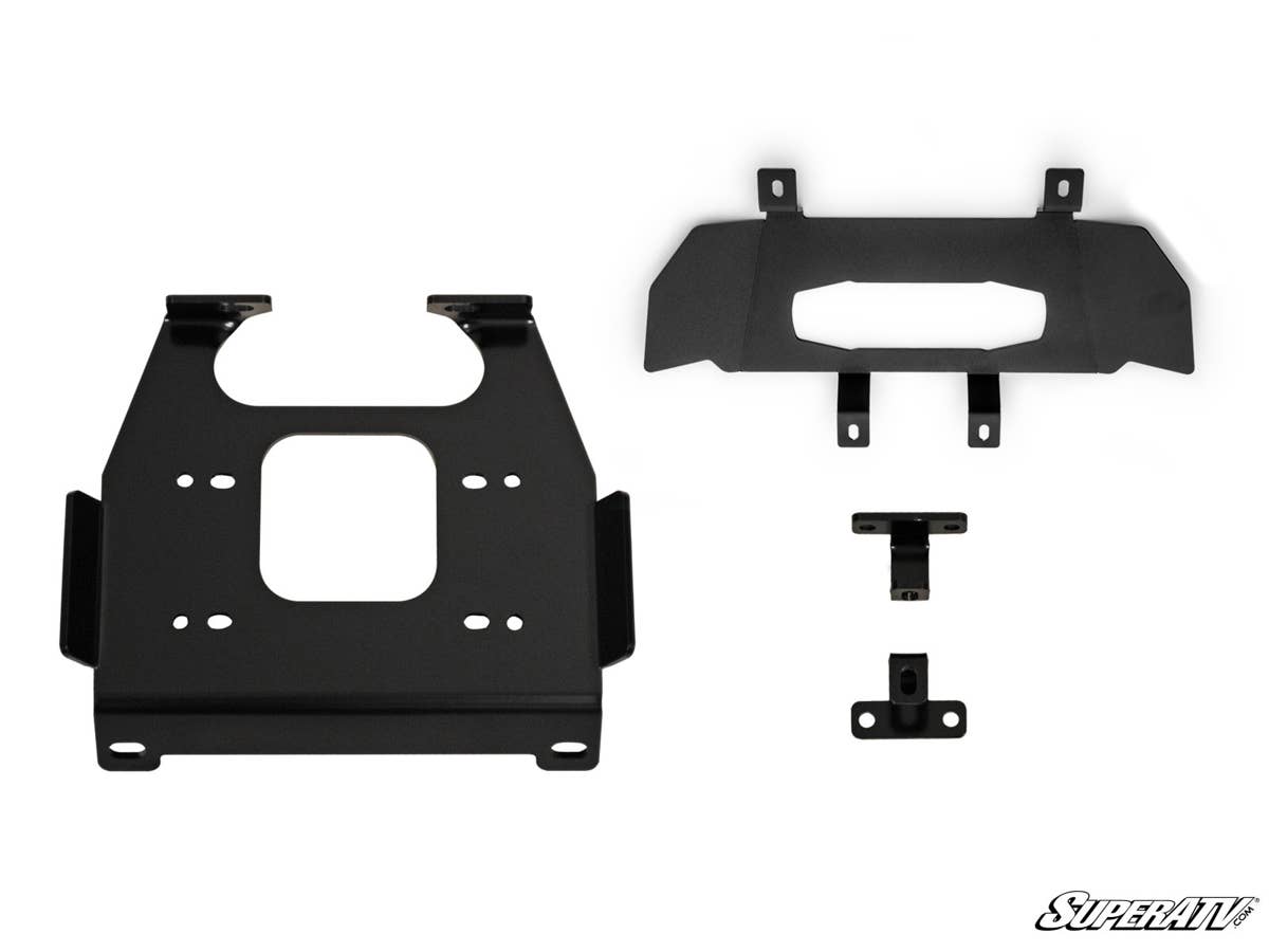 SuperATV Polaris RZR Trail 900 Winch Mounting Plate