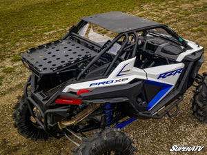 SuperATV Polaris RZR Turbo R 4 Cargo Rack Alpha