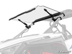 SuperATV Polaris RZR Turbo R Maxdrive Power Flip Windshield