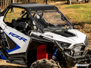 SuperATV Polaris RZR Turbo R Maxdrive Power Flip Windshield