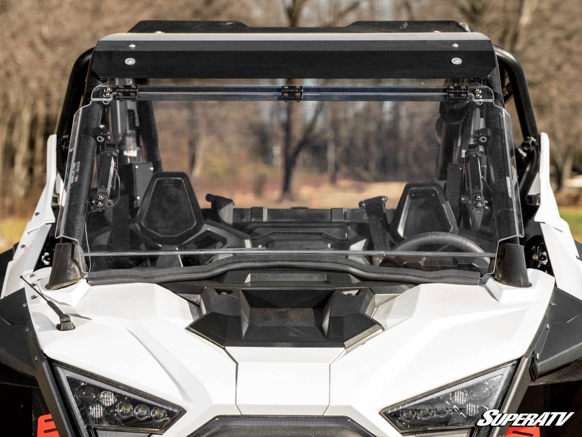 SuperATV Polaris RZR Turbo R Maxdrive Power Flip Windshield