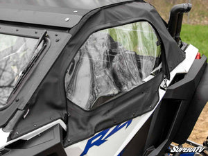 SuperATV Polaris RZR Turbo R Primal Soft Cab Enclosure Upper Doors