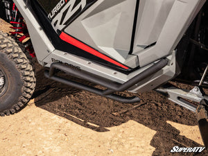 SuperATV Polaris RZR Turbo R Rock Slider Nerf Bars