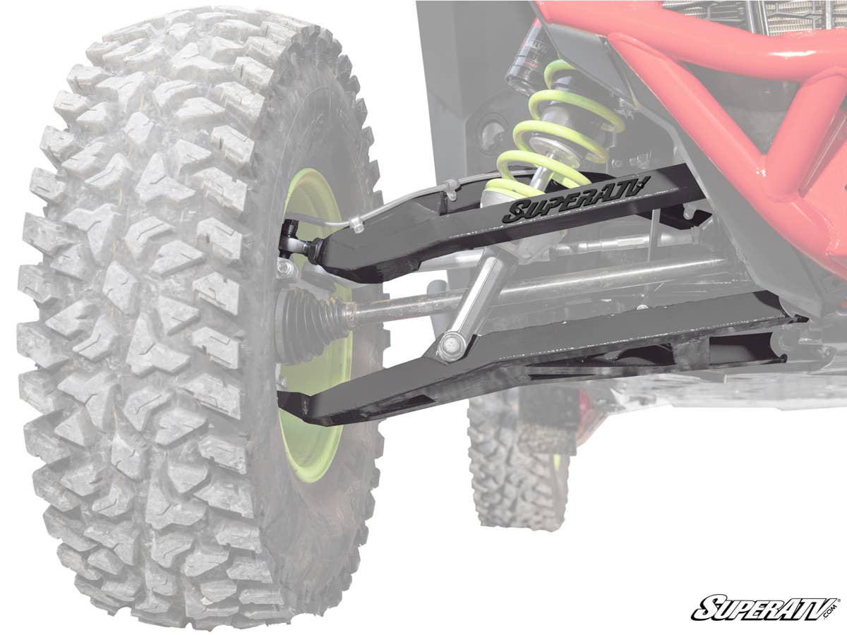 SuperATV Polaris RZR Turbo R Sidewinder 1.5” Forward Offset A-Arms